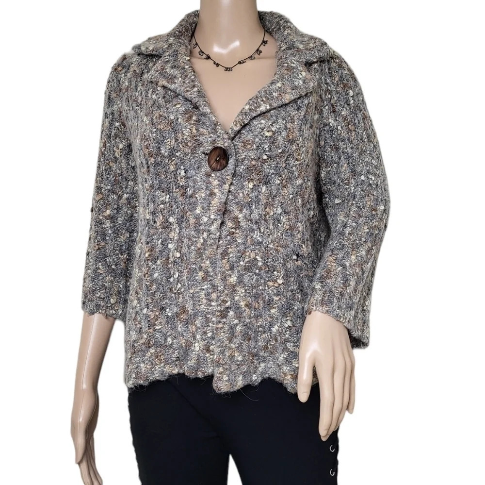 Marisa Christina chunky knit cardigan sweater